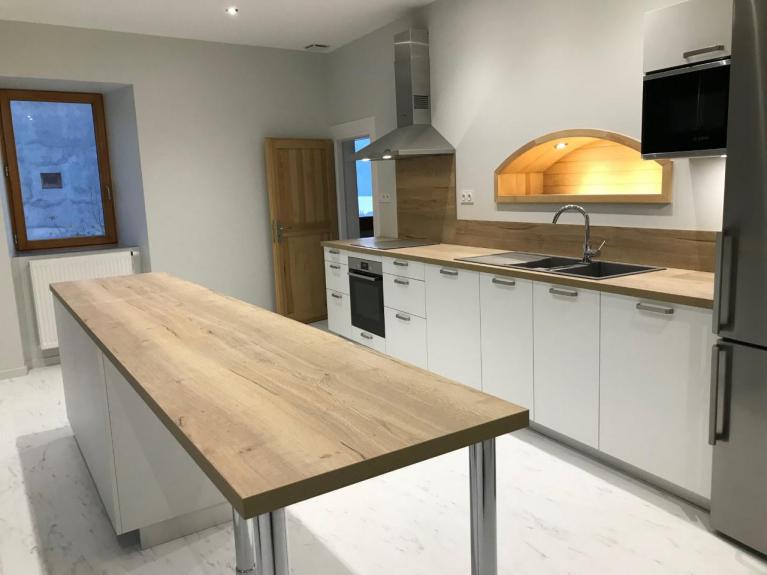 Aménagement cuisine sur mesure contemporaine – cuisiniste Art Intérieur Agencement, Aix-les-Bains, Savoie (73)