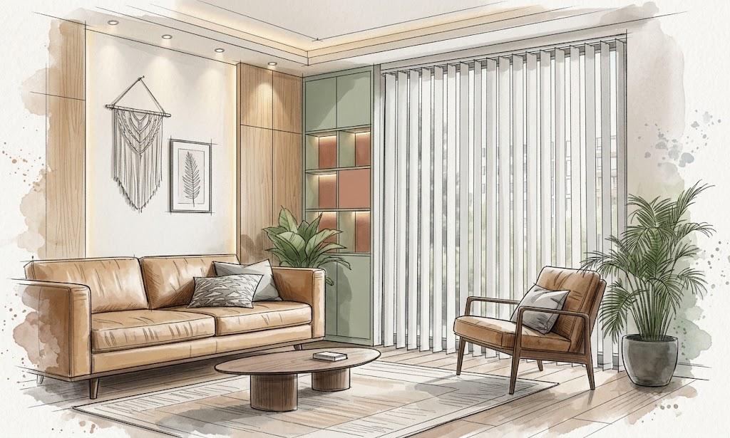 Store californien Luxaflex garantie 5 ans salon avec tapis – revendeur agréé Aix-les-Bains